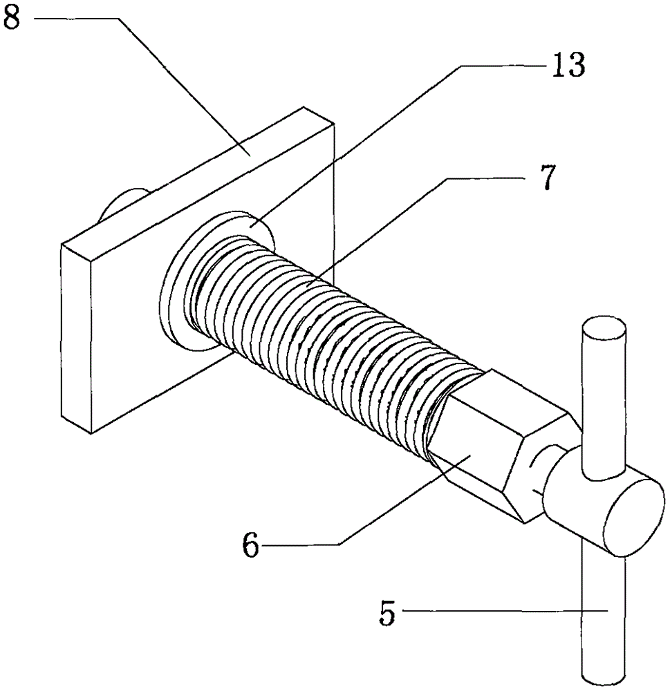 Tool for rapidly fixing grout sleeve and using method of tool