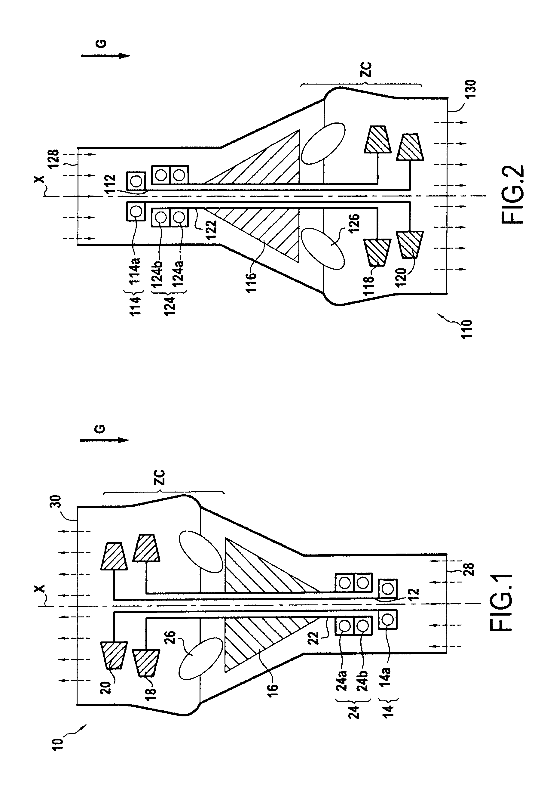 Vertical shaft turbomachine