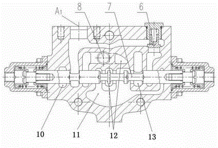 Lift converging multiway valve