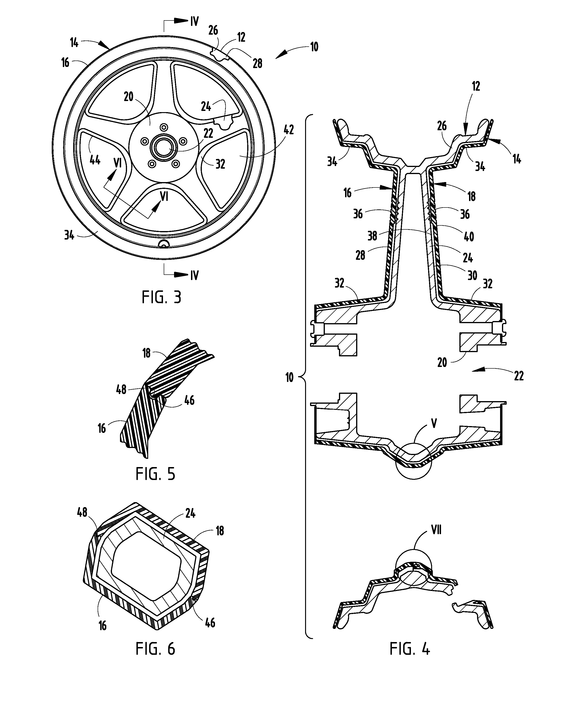 Multiple Clad Wheel Assembly