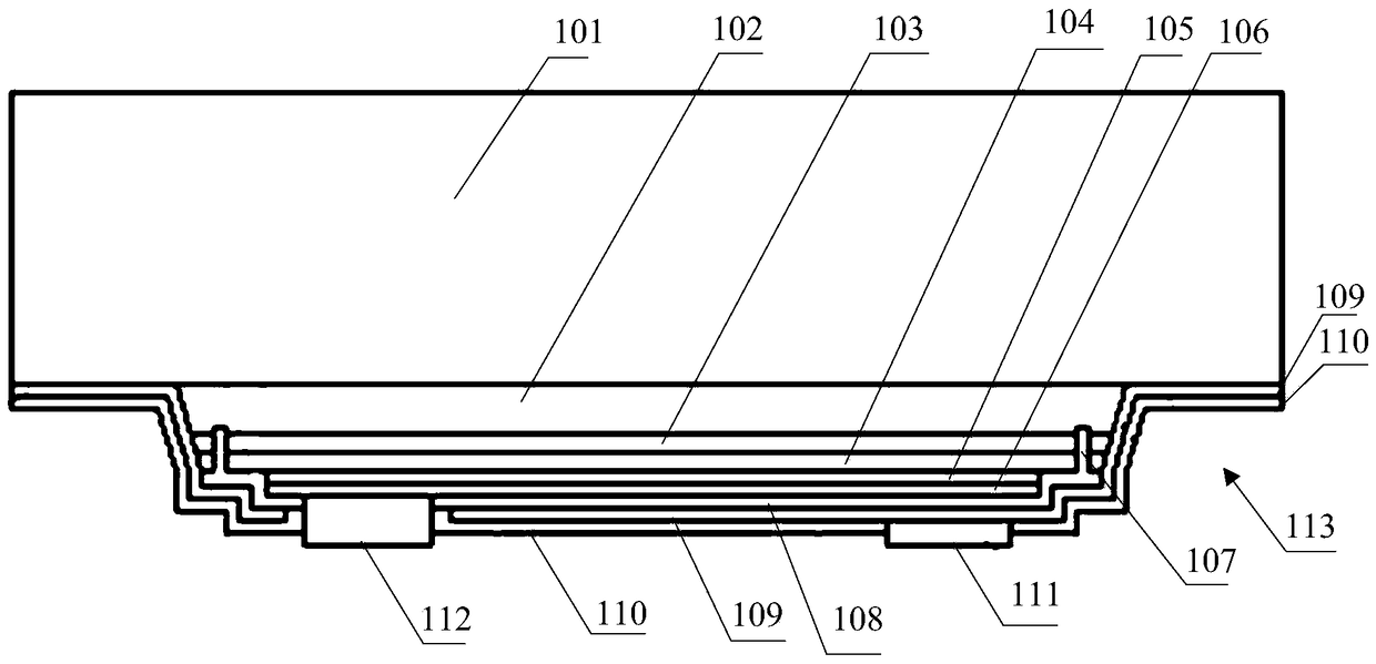 A flip-chip light-emitting diode chip and its manufacturing method