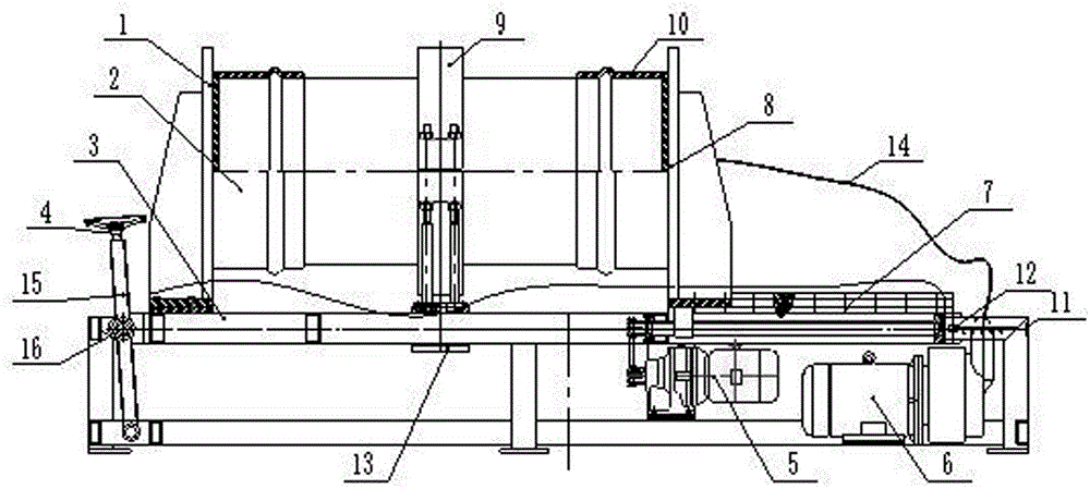 Feed water pipe connecting seal test equipment