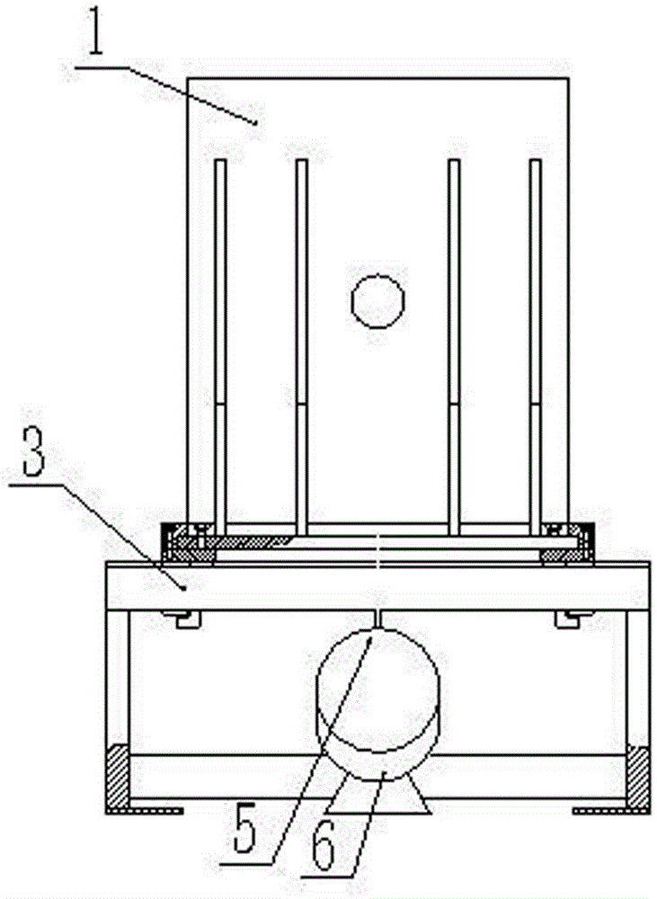 Feed water pipe connecting seal test equipment