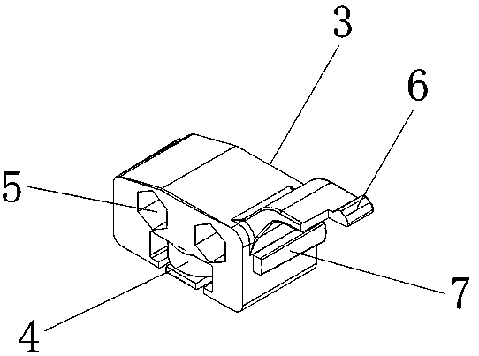 Limiting piece for push-pull device