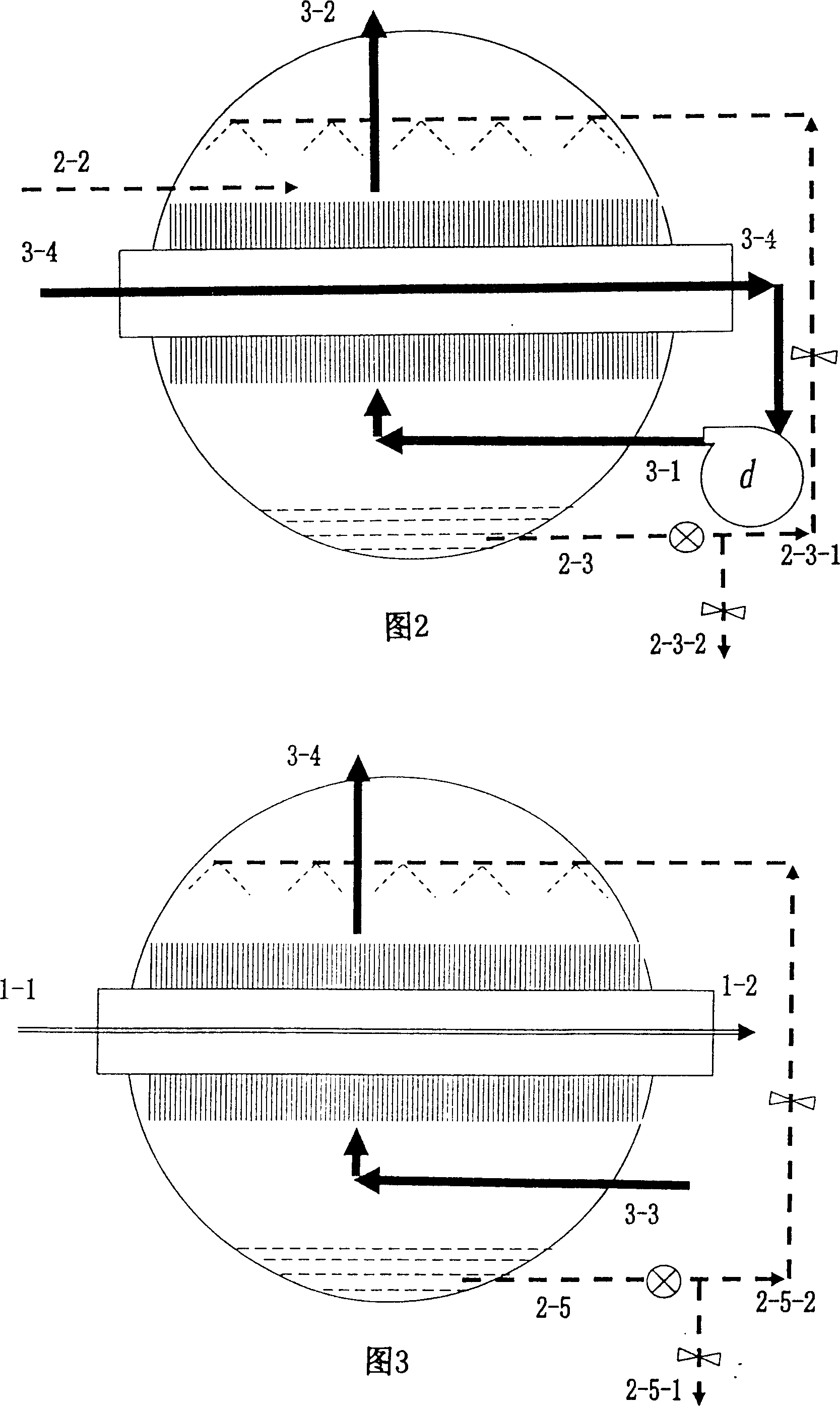 Desalinization method by stepwise circulation of non-explosive evaporation and condensation
