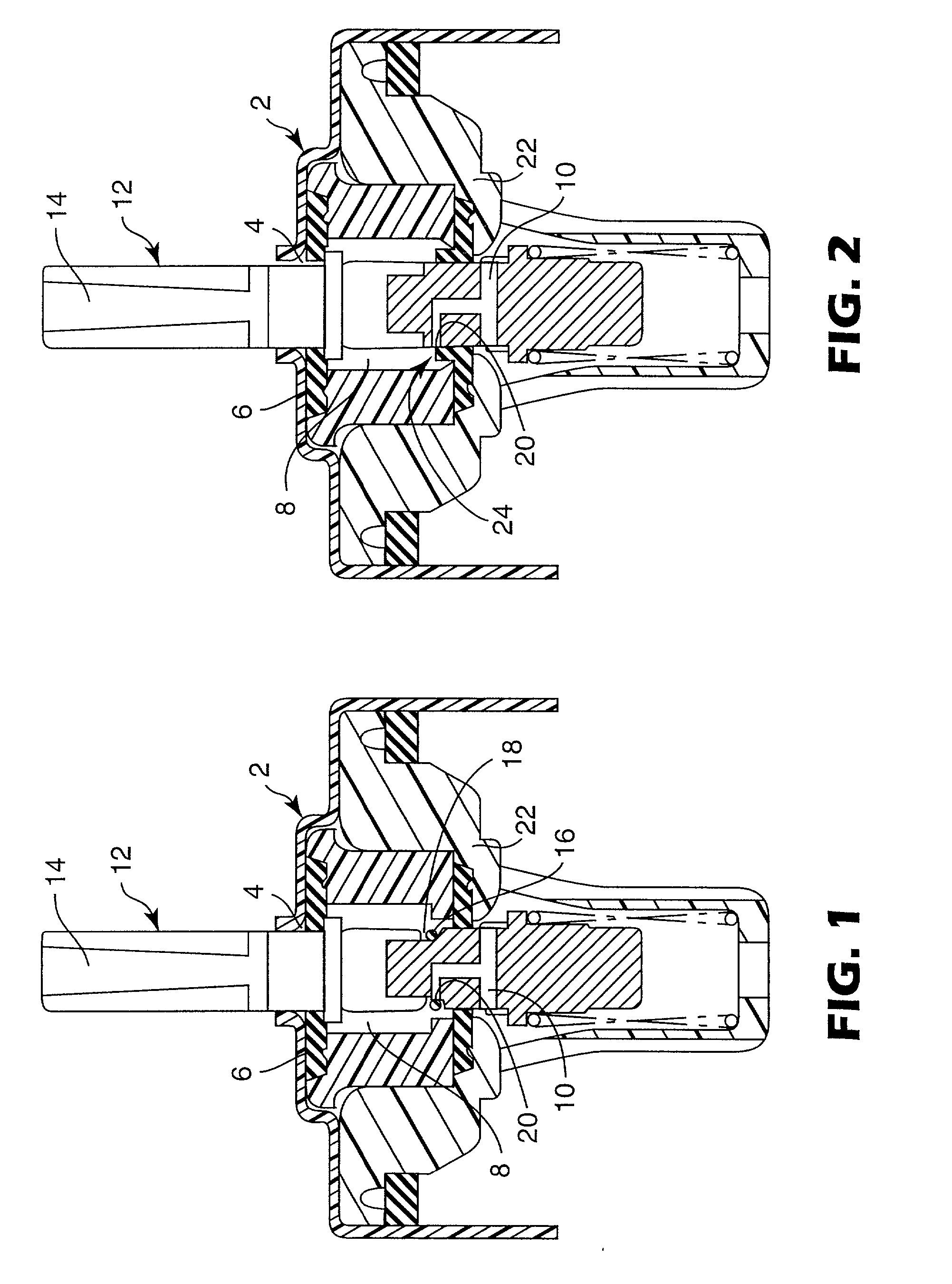Metered dose dispensing aerosol valve