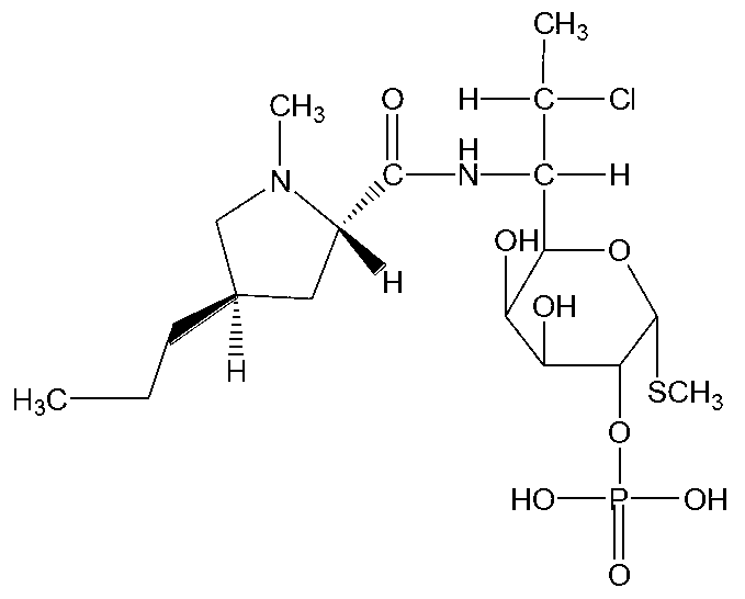 Clindamycin phosphate compound and preparation method and pharmaceutical composition thereof