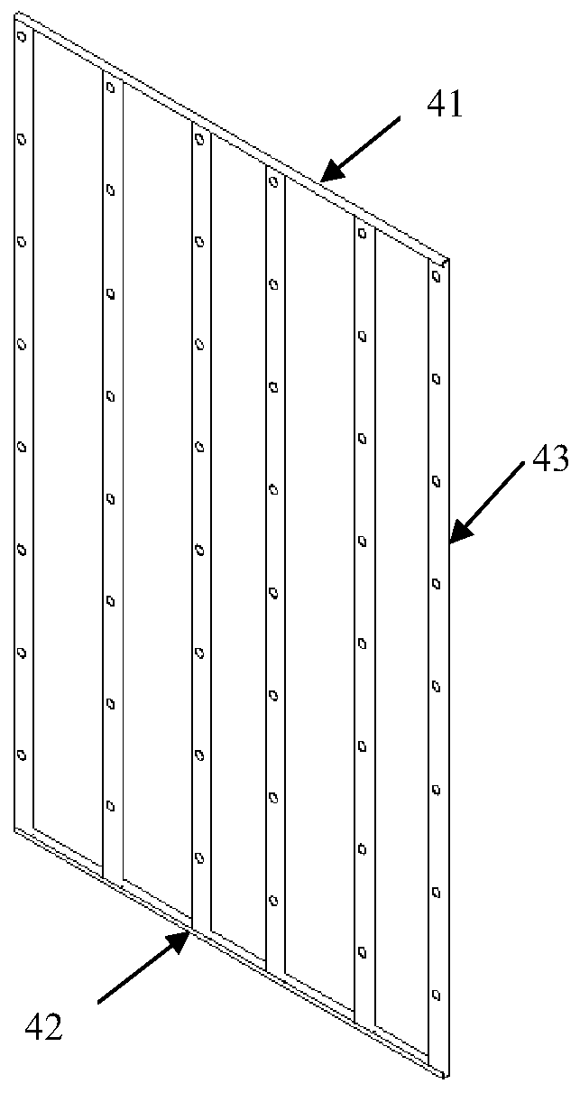 Ceramic tile dry hanging system and installing method thereof
