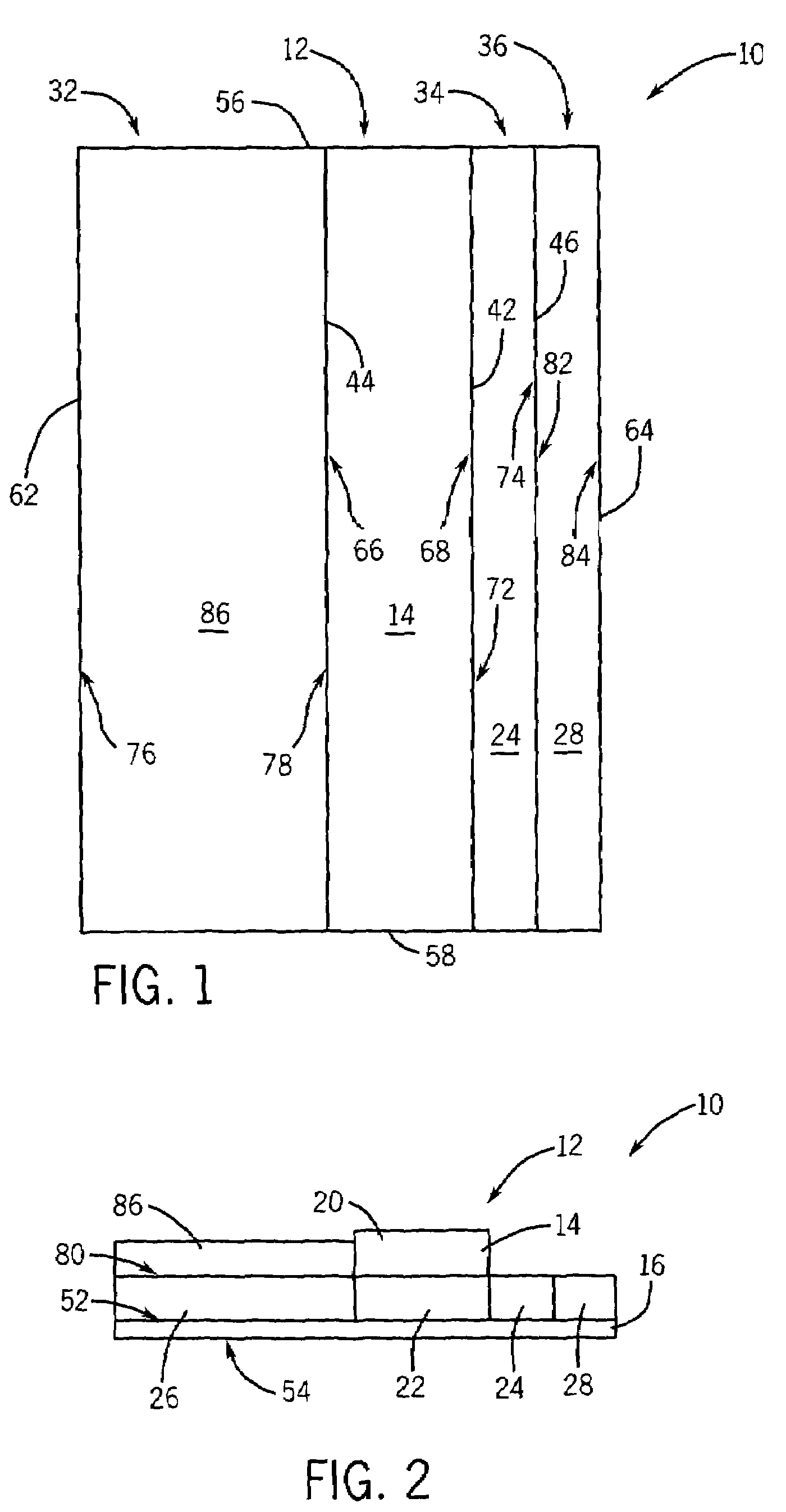 Photoluminescent wall marker and method of making