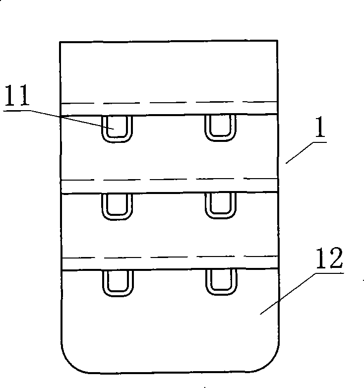 Comfortable using underwear interconnecting fastener and method of processing the same