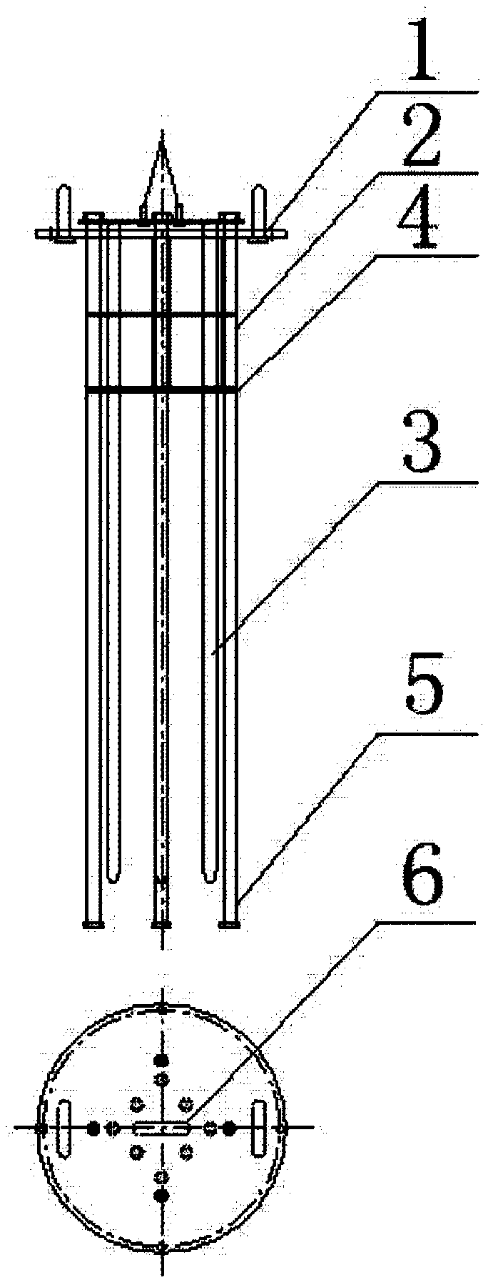 Wet process deironing equipment and method for electrolytic manganese dioxide