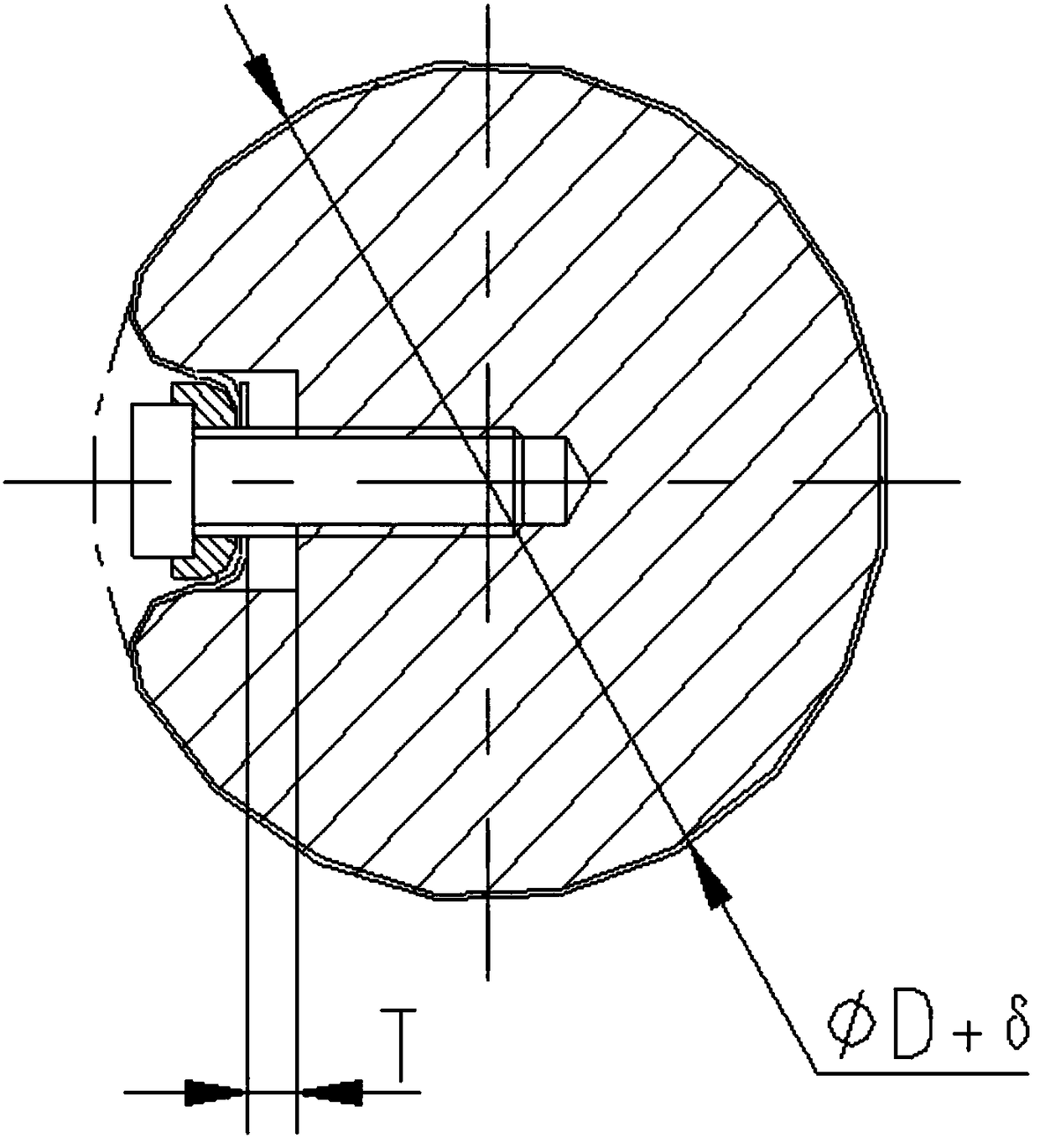 Device for machining high precision thickness spacer
