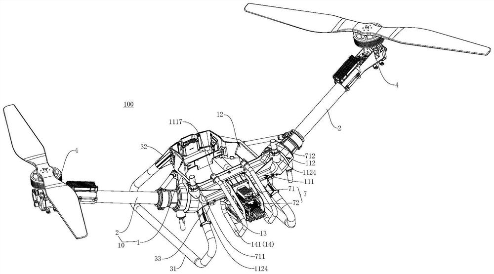 Fuselage assembly for unmanned aerial vehicle and unmanned aerial vehicle with fuselage assembly