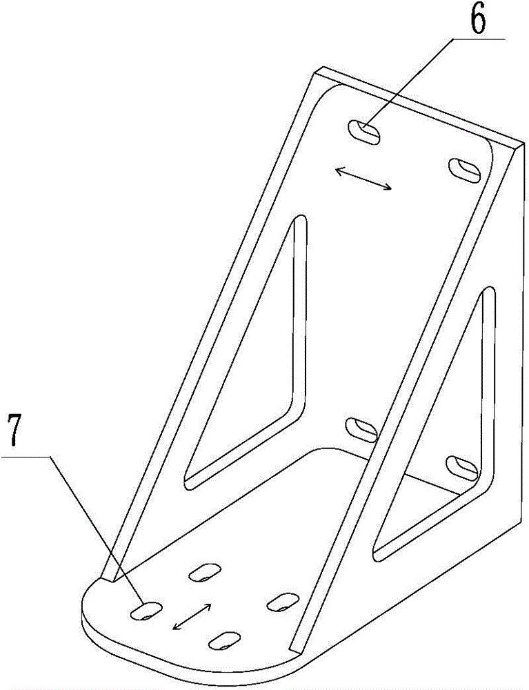 Three-directional self-adapted connection device for axial separation of aircraft fairing