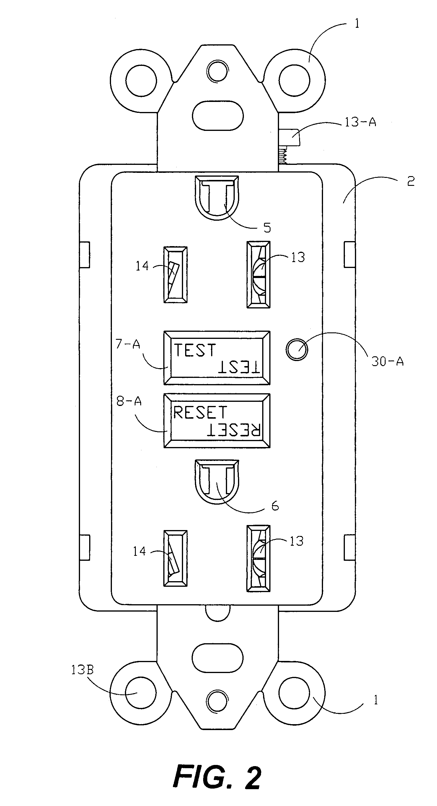 Circuit interrupting device with automatic end-of-life test