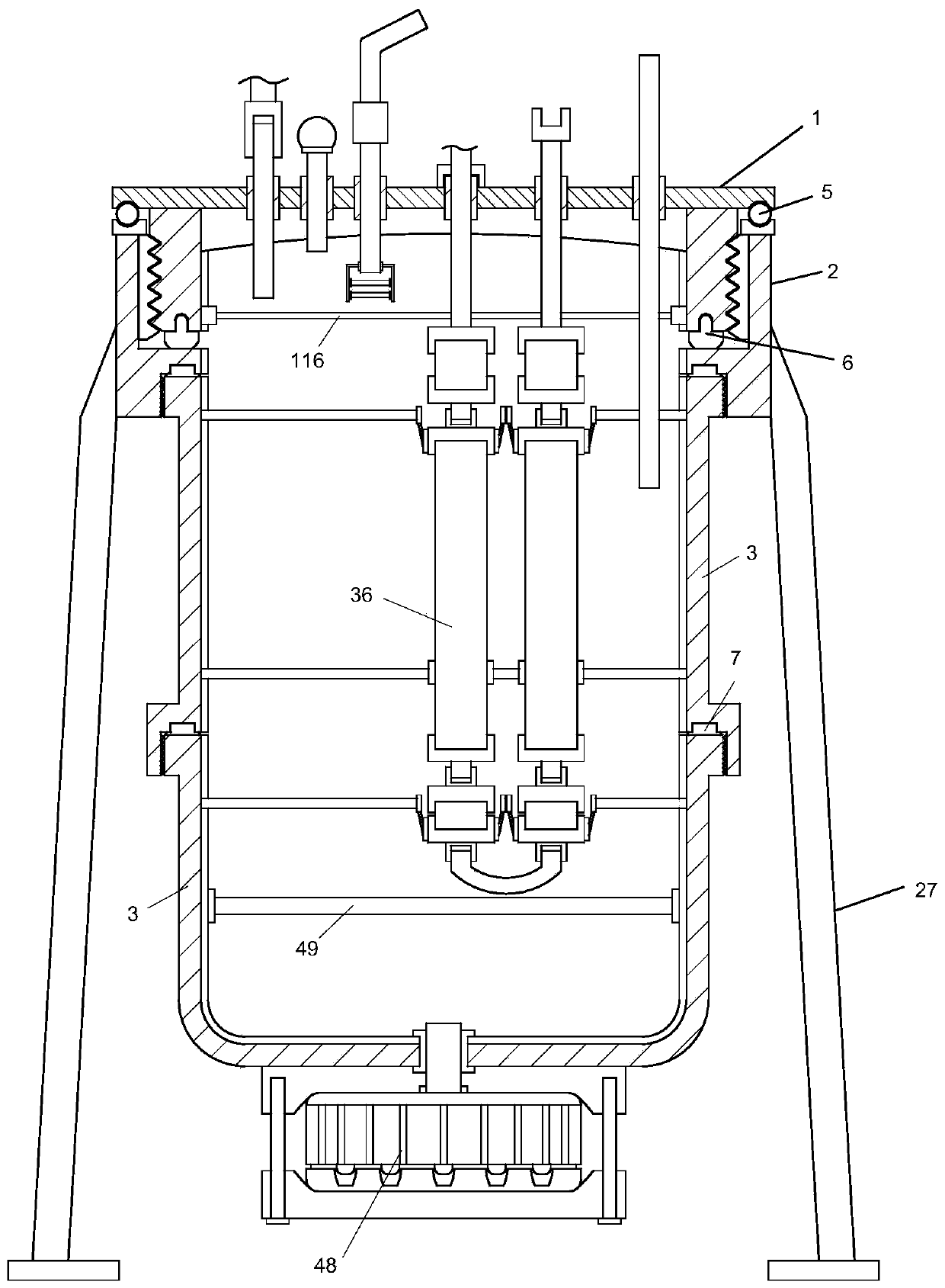 Escherichia coli fermentation liquor concentration system