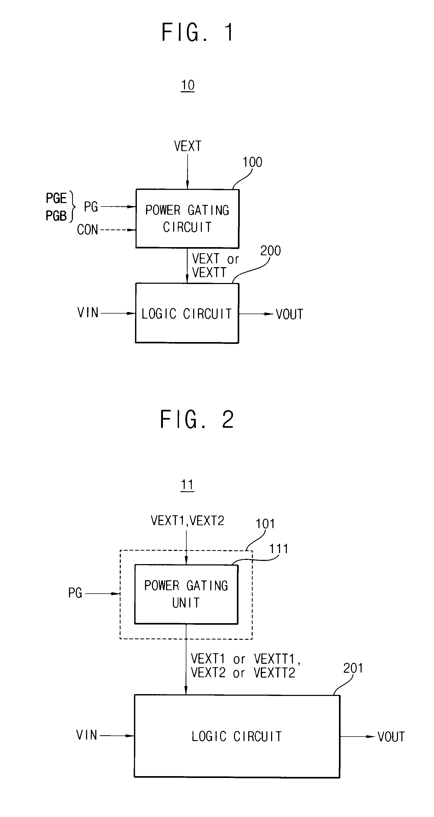 Integrated circuit having power gating function and semiconductor device including the same