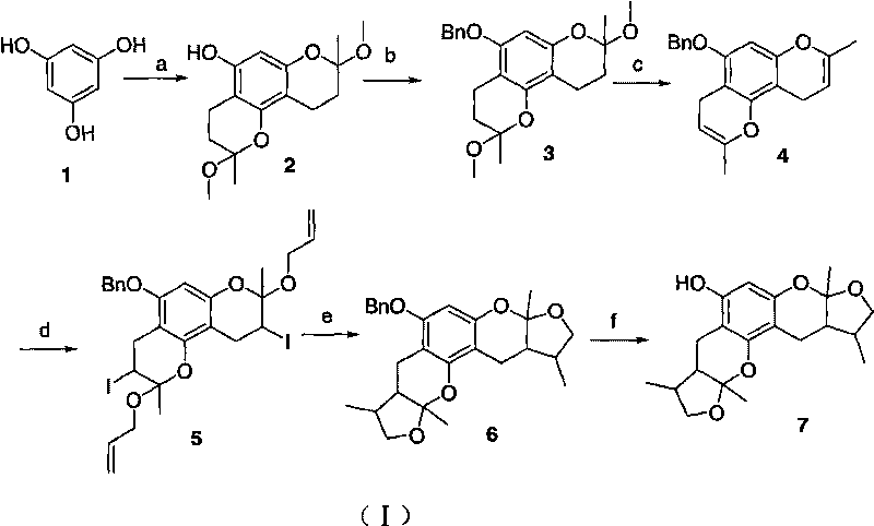 Synthetic method of Xyloketals compounds