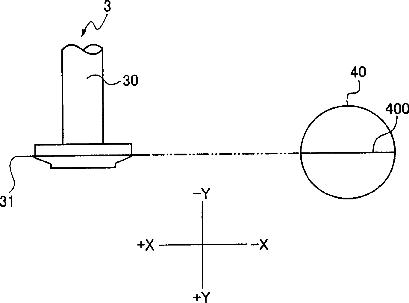 Method for detecting position displacement of cutting blades