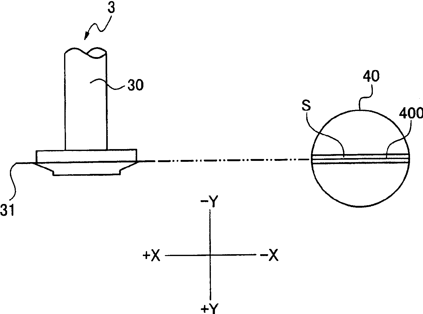Method for detecting position displacement of cutting blades