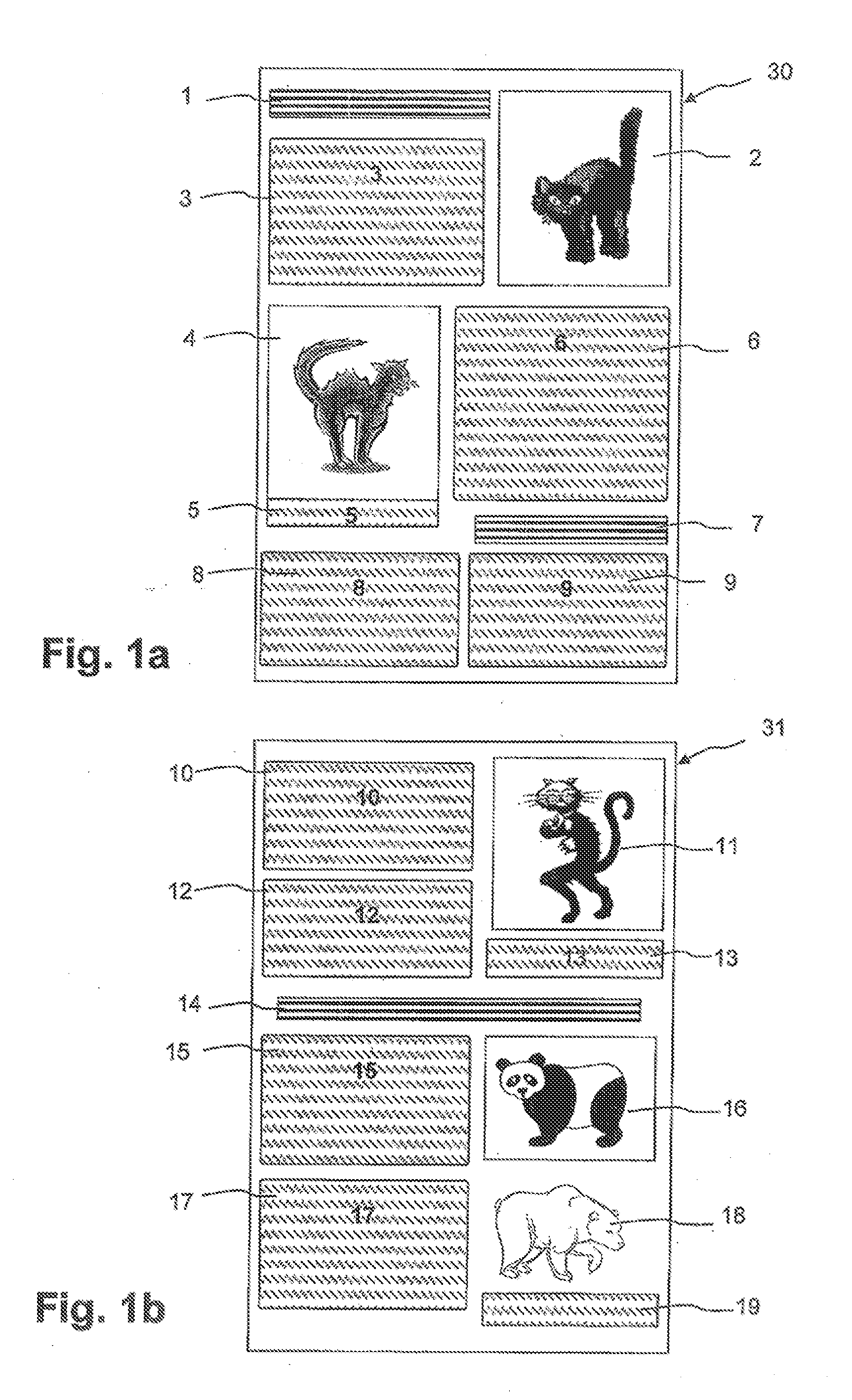 Conversion of a document of captured images into a format for optimized display on a mobile device