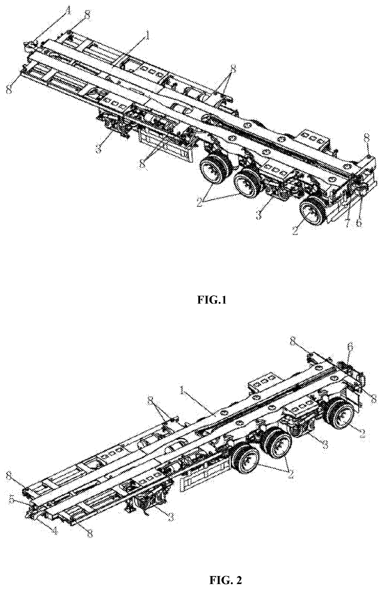 Road-rail dual-purpose vehicle