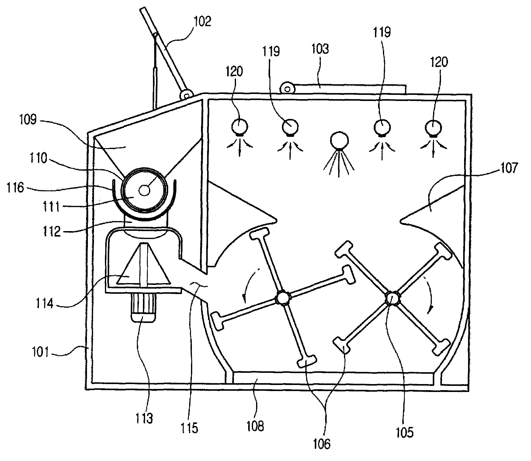 Food waste treatment device