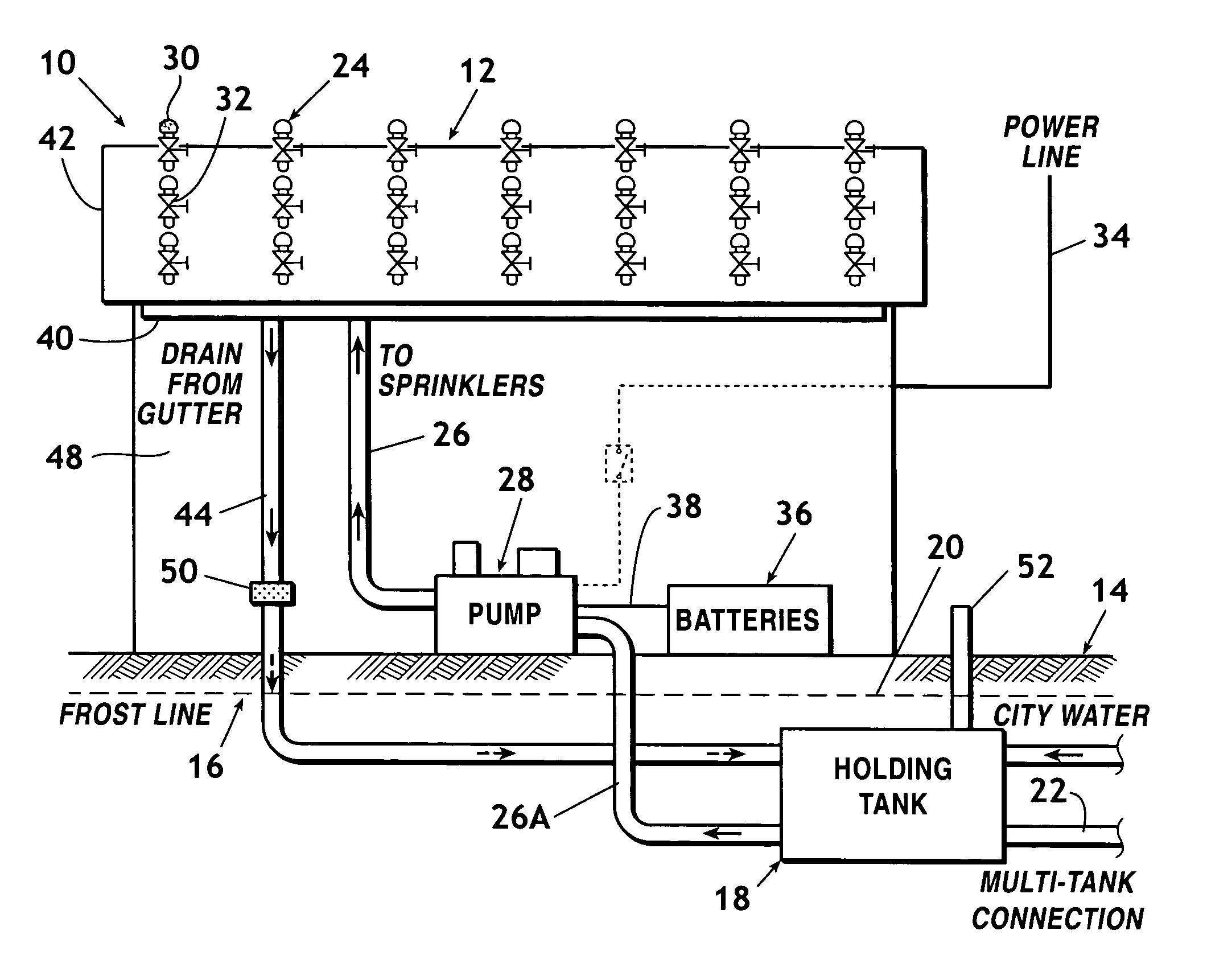 Structural fire protection system