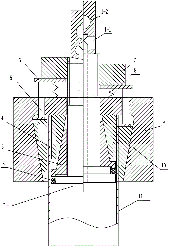 A pipe end clamping and sealing fixture