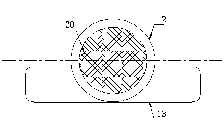 Radio frequency elastic contact structure used for welding-free interconnection