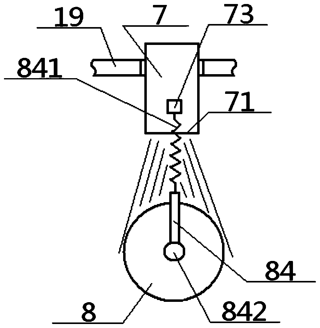 Spinning device for 1414 yarn and preparation method thereof