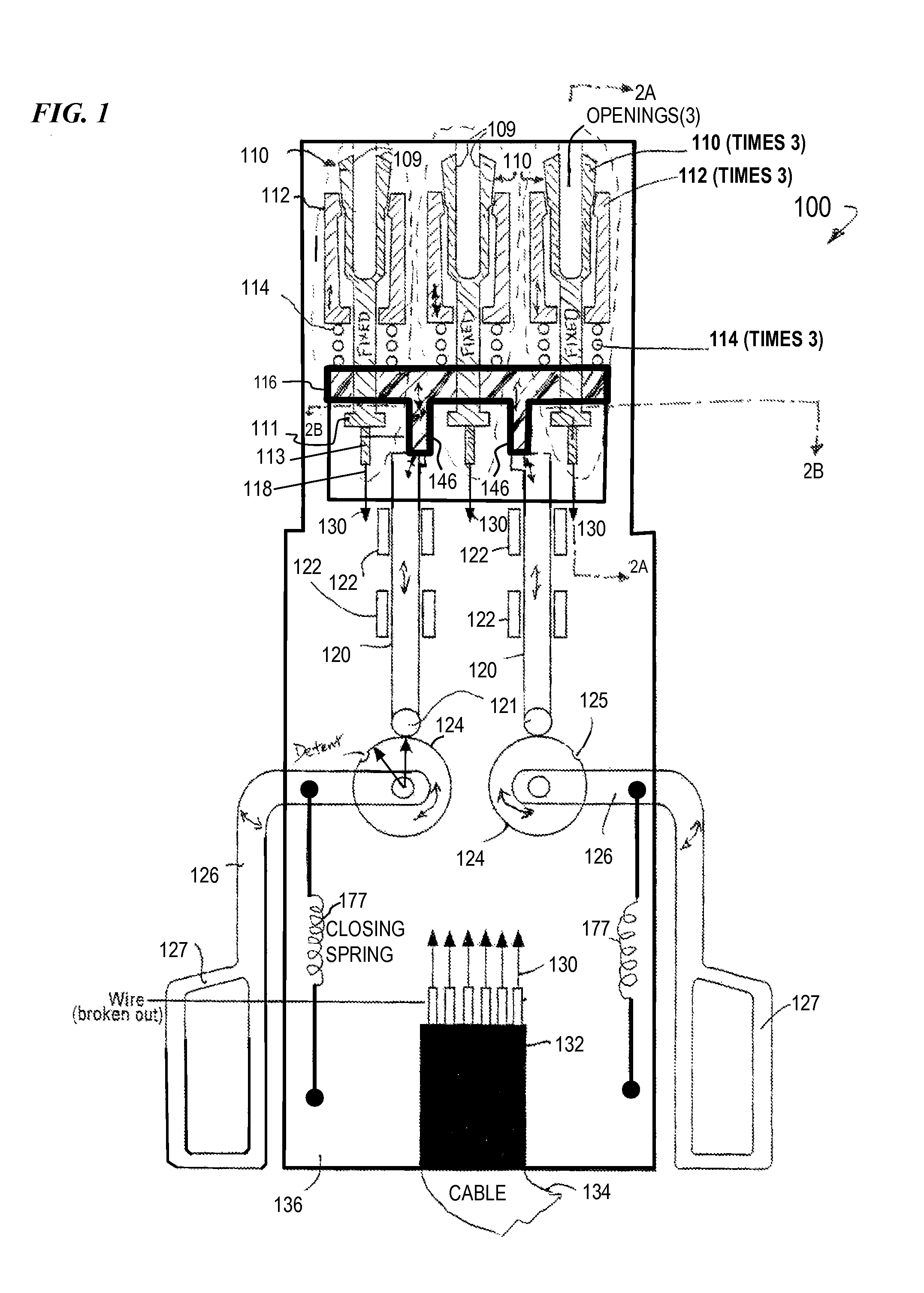 Method and apparatus for power outlet and plug having low-insertion-force connector