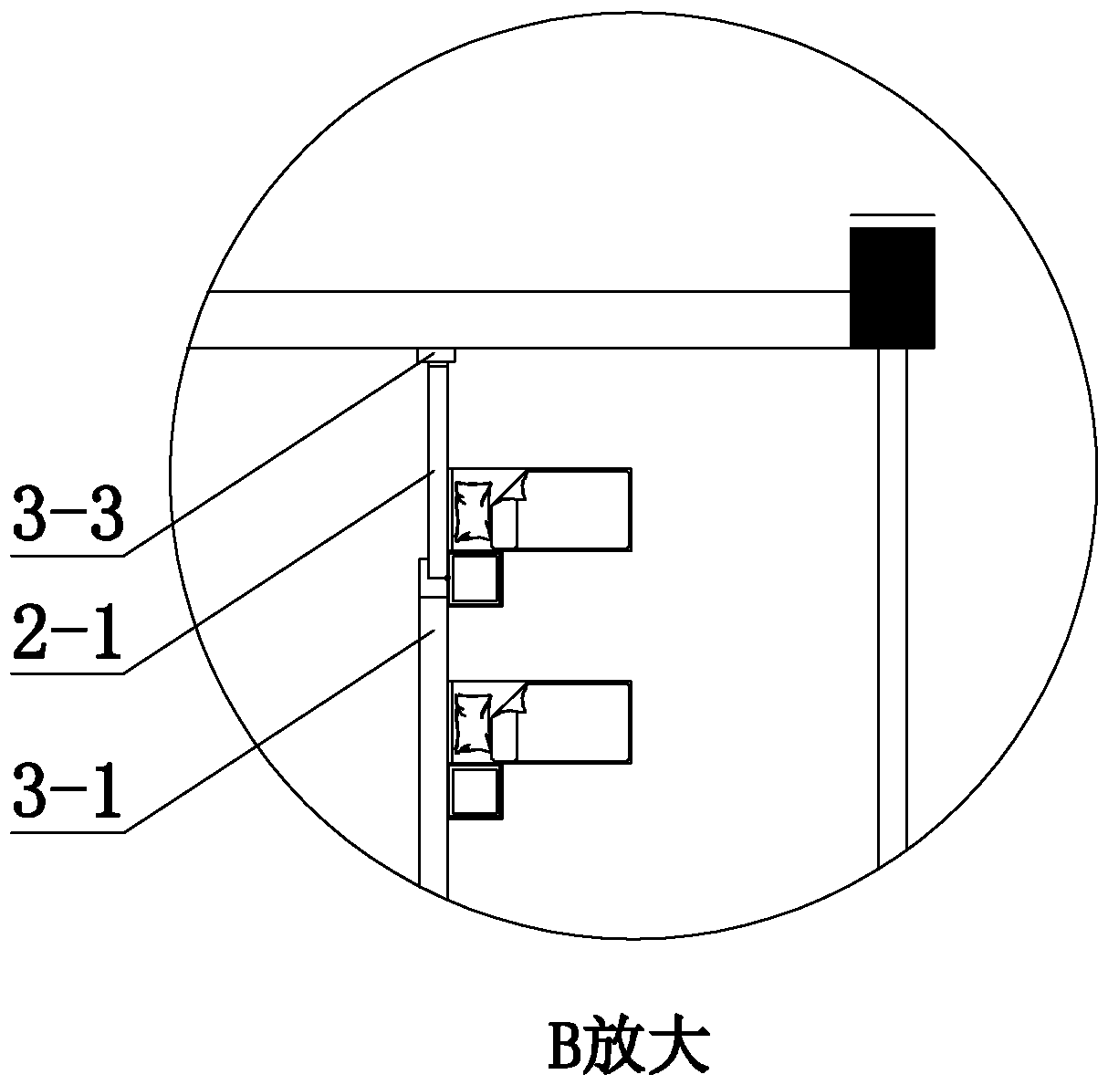 System for converting common ward into negative-pressure isolation ward