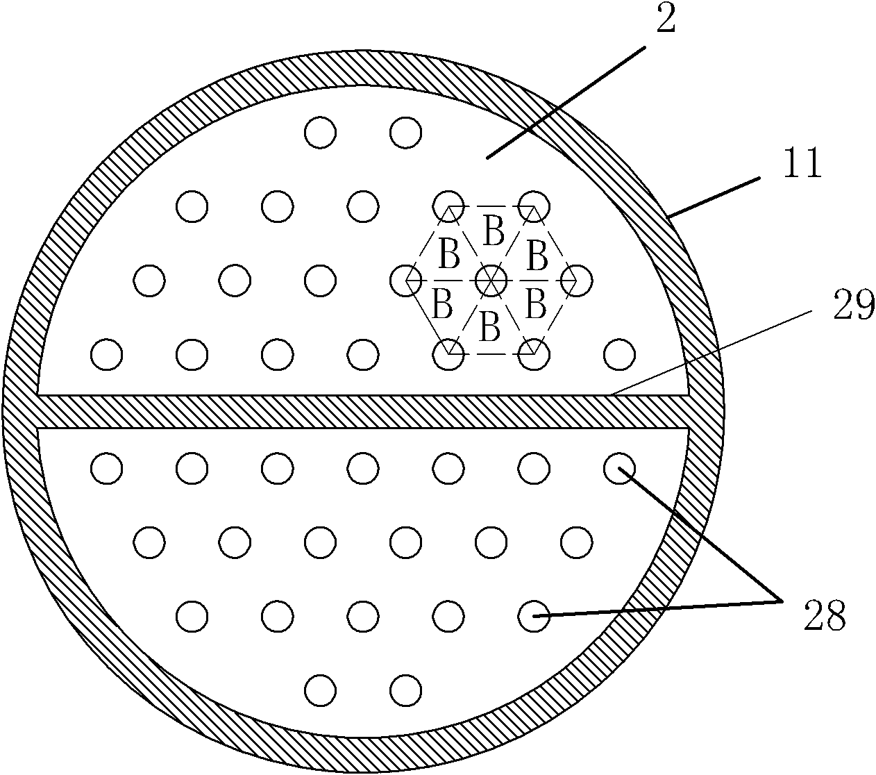 Ice crystal evaporator and ice crystal water cooling device producing from same