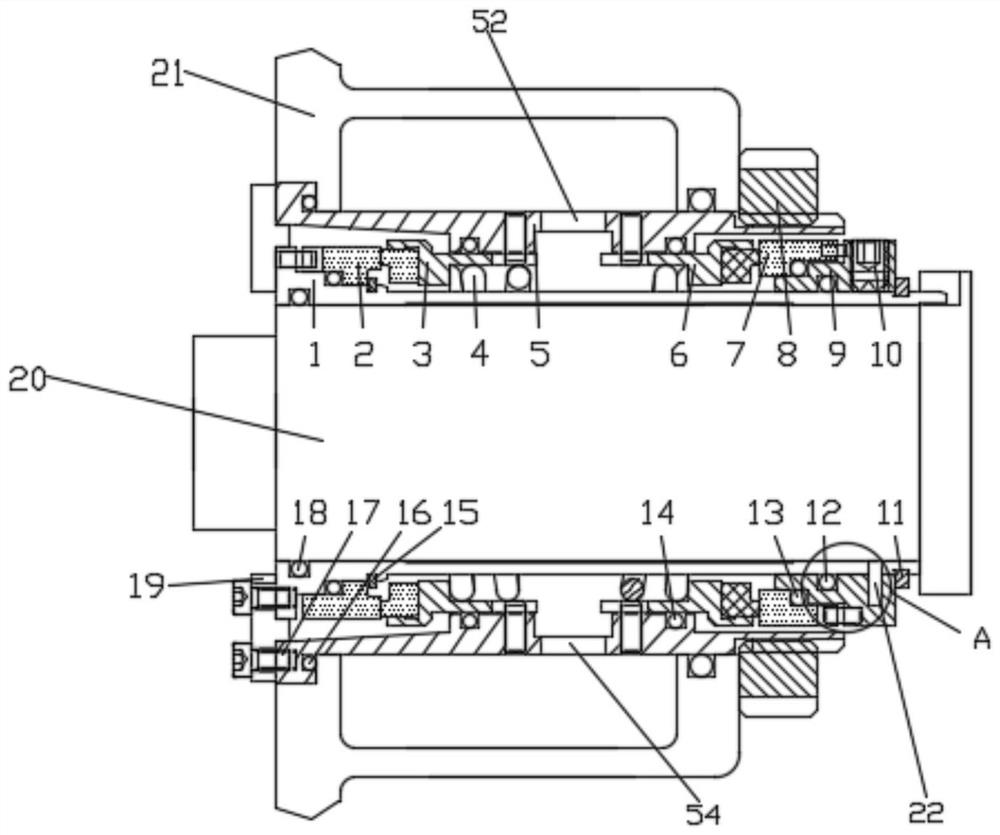 Self-locking type packaging mechanical sealing structure