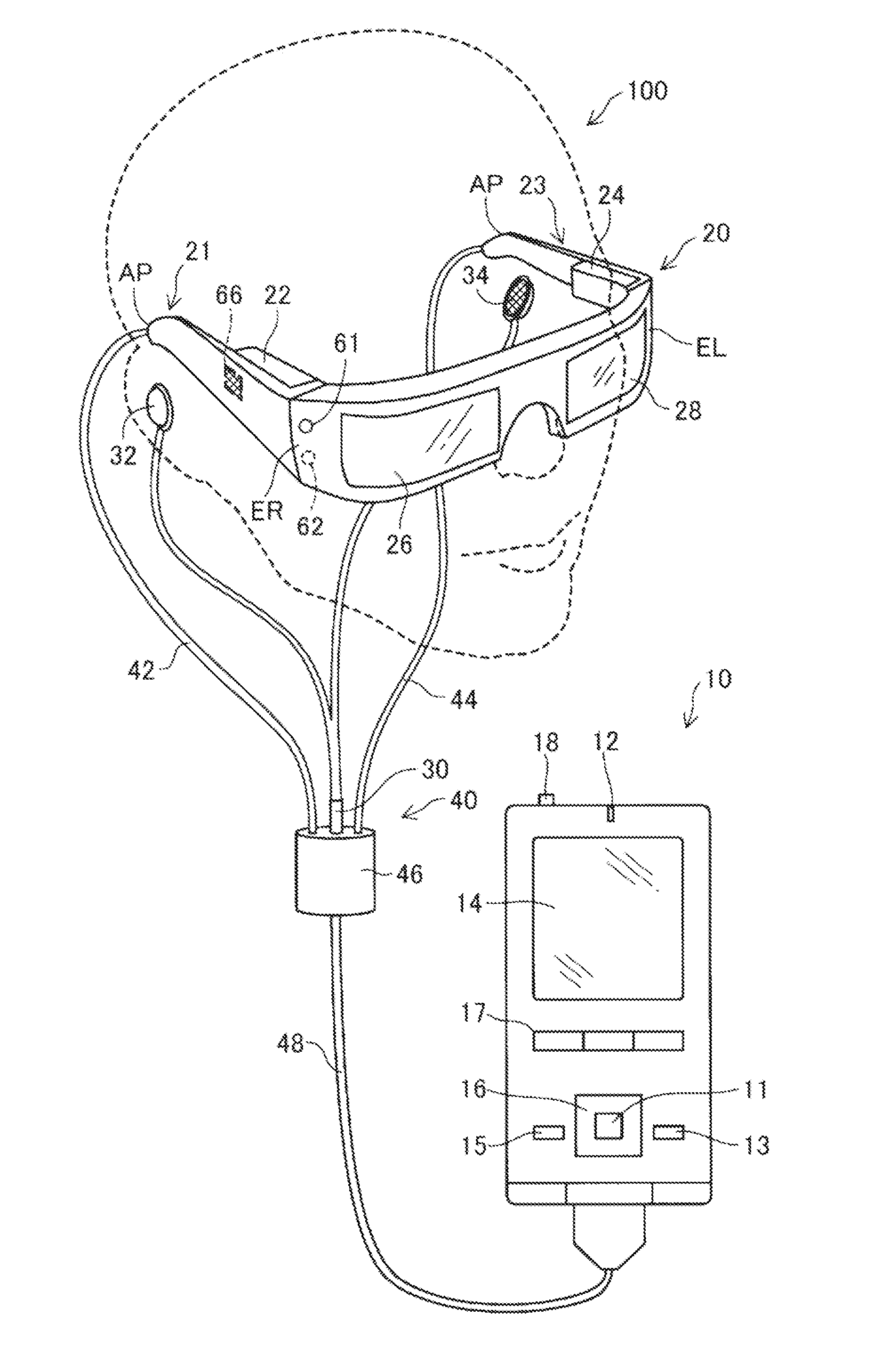Head-mounted display device, control method for head-mounted display device, and computer program