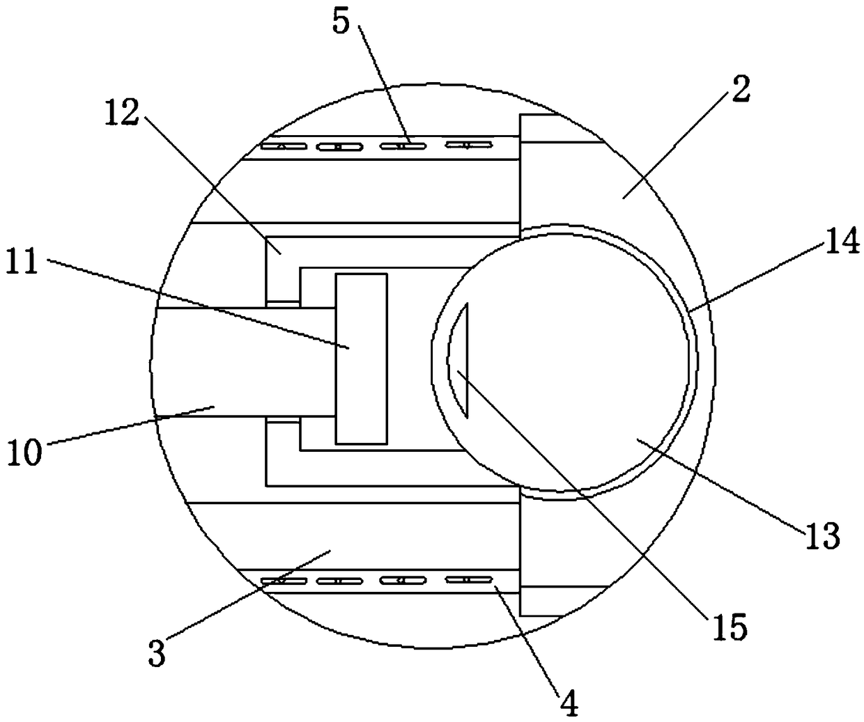 Steel structure connecting piece filled with pre-breaking warning rods