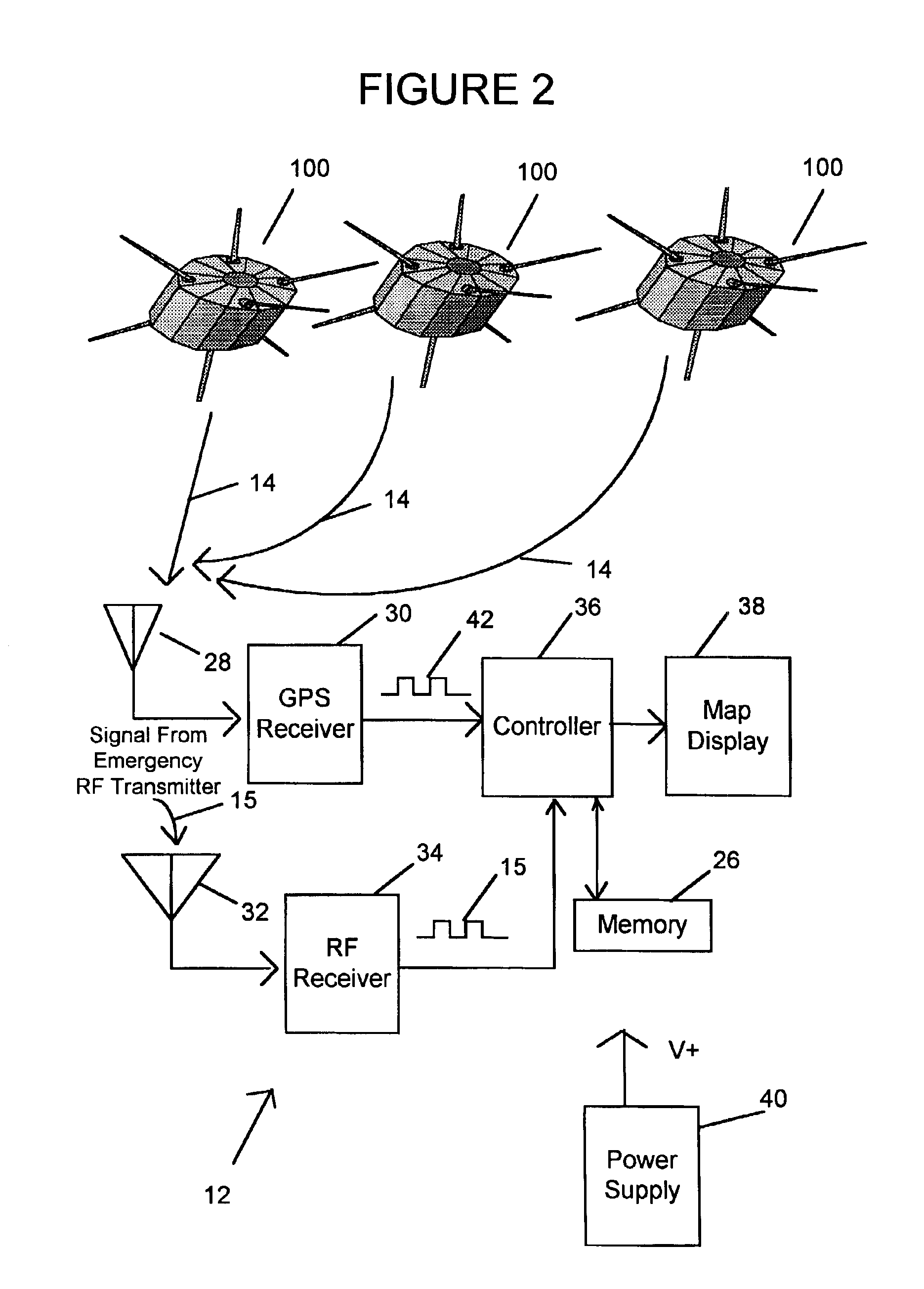 GPS-based vehicle warning and location system and method