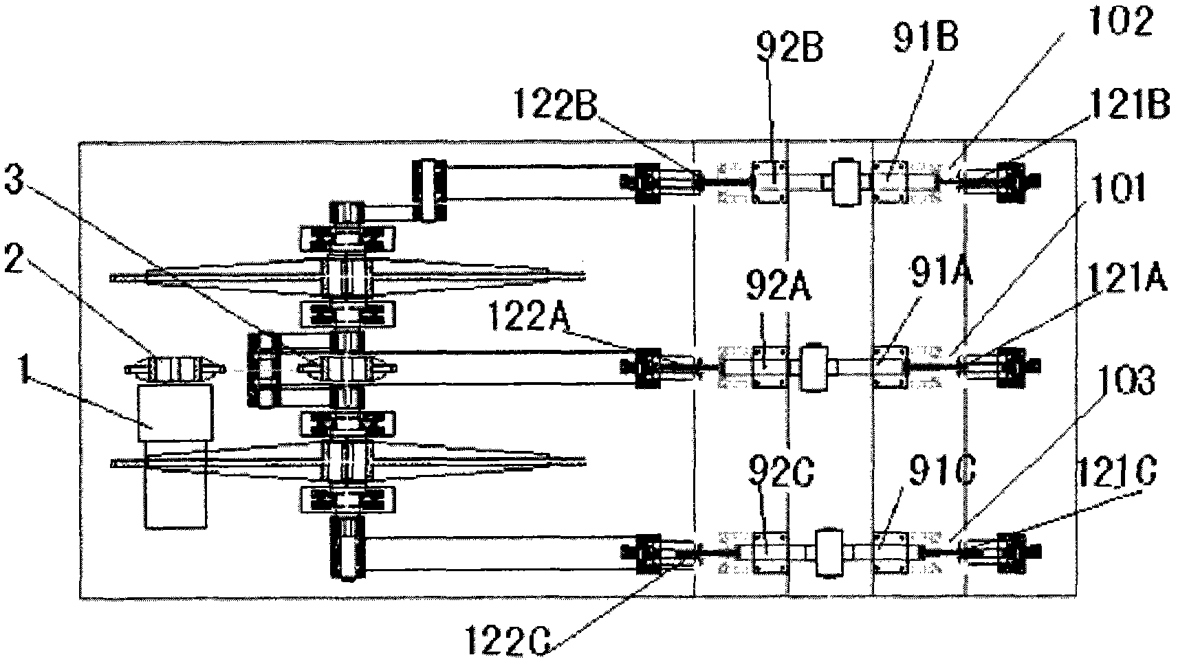 Water jet cutting machine and jet generation device thereof