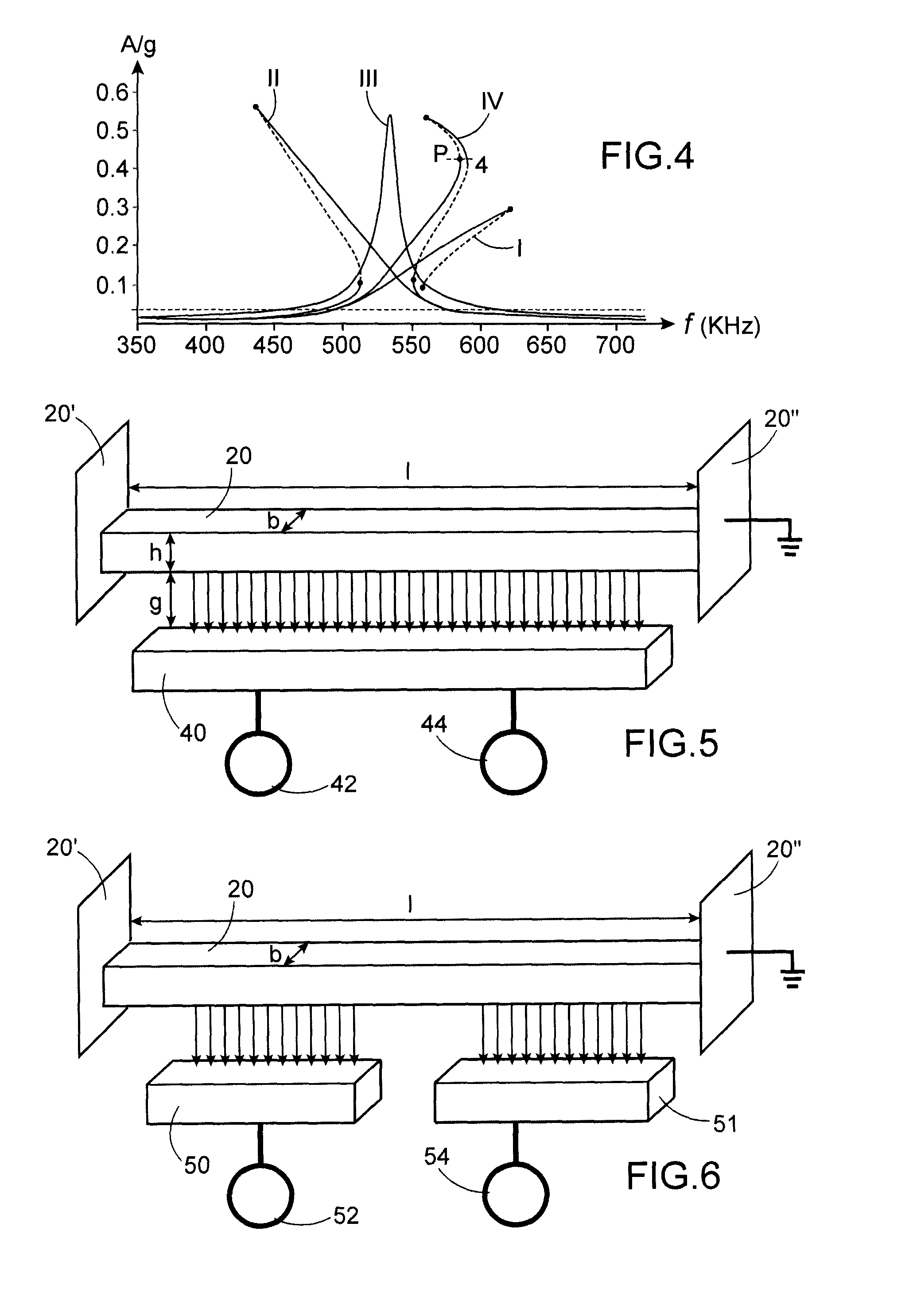 Method and device for suppressing hysteresis of resonators through simultaneous resonance