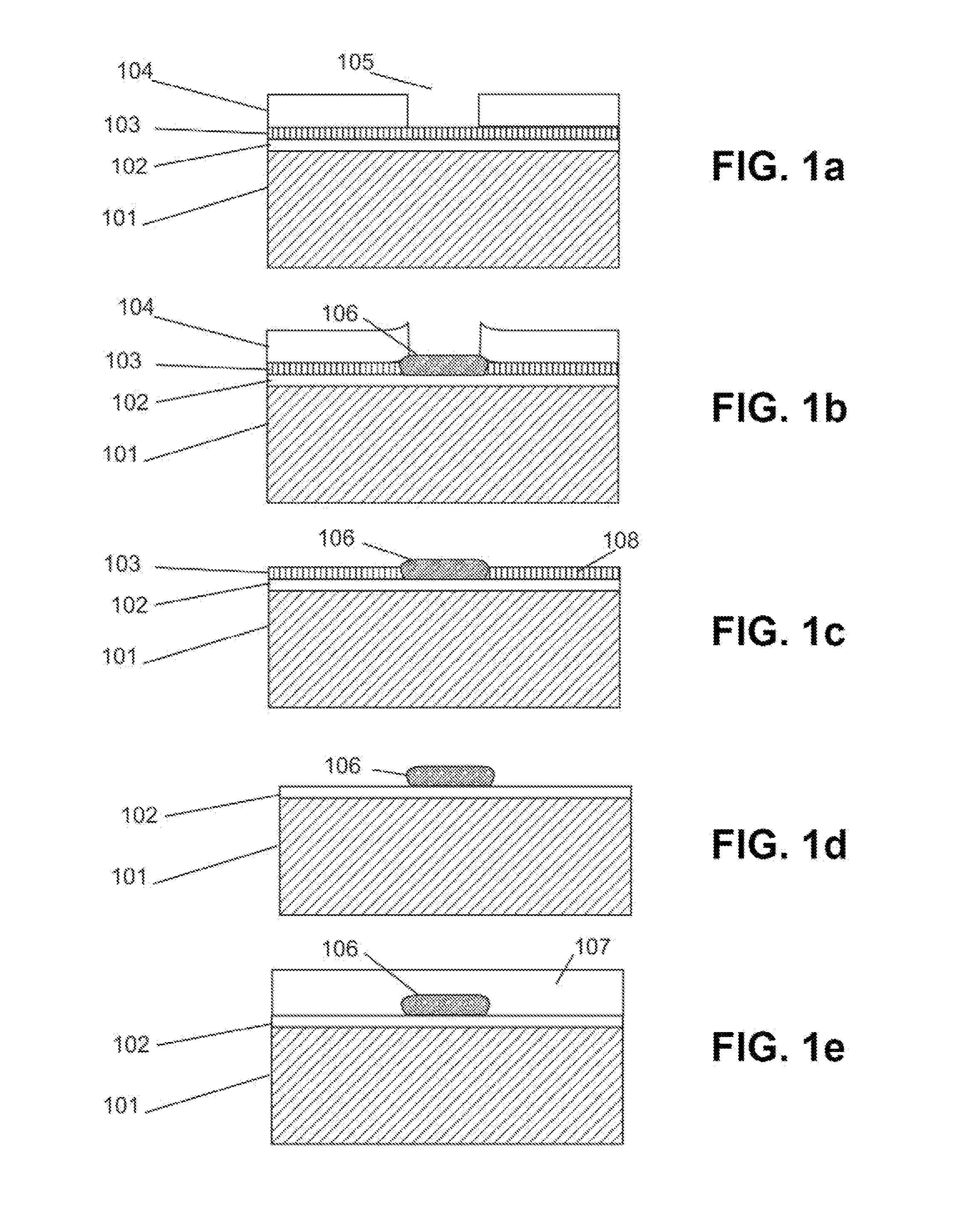Method for production of optical waveguides and coupling and devices made from the same