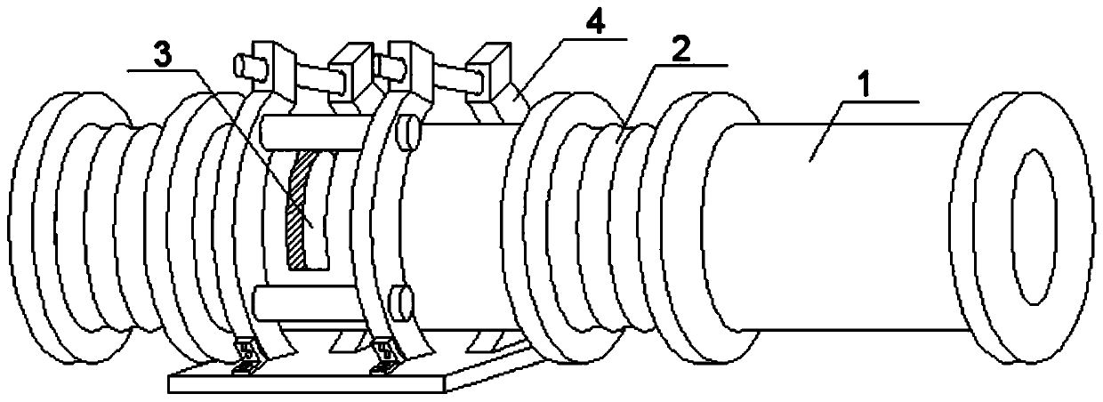 Welding process of natural gas long-distance pipeline