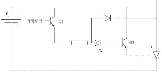 Thermal protection circuit of thyristor