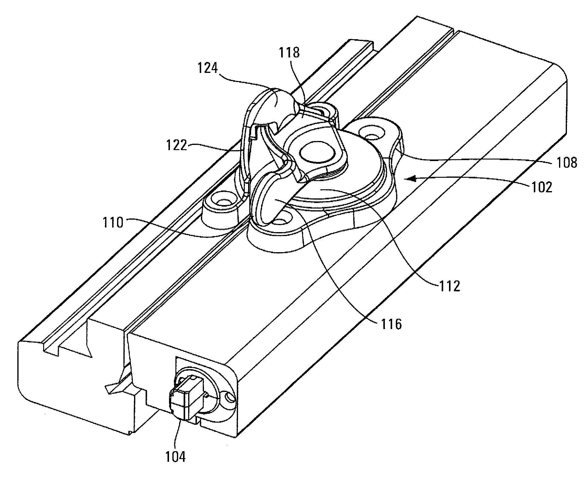 Integrated lock and tilt-latch mechanism for a sliding window