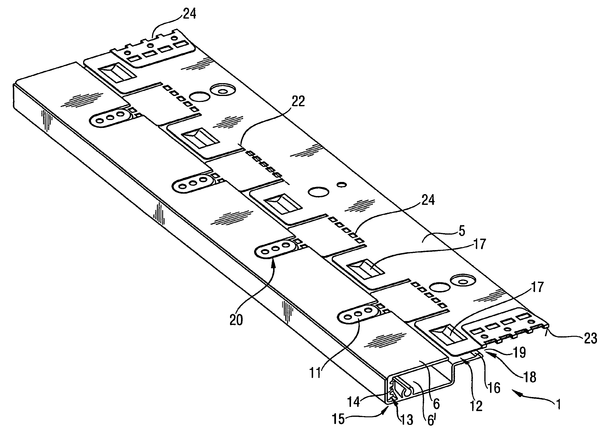 Connection system for connecting a built-in appliance to a furniture unit and furniture unit arrangement