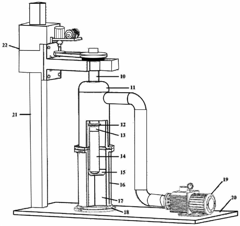 Sealed smoke hood suitable for rotary electrode vacuum electroslag remelting technology