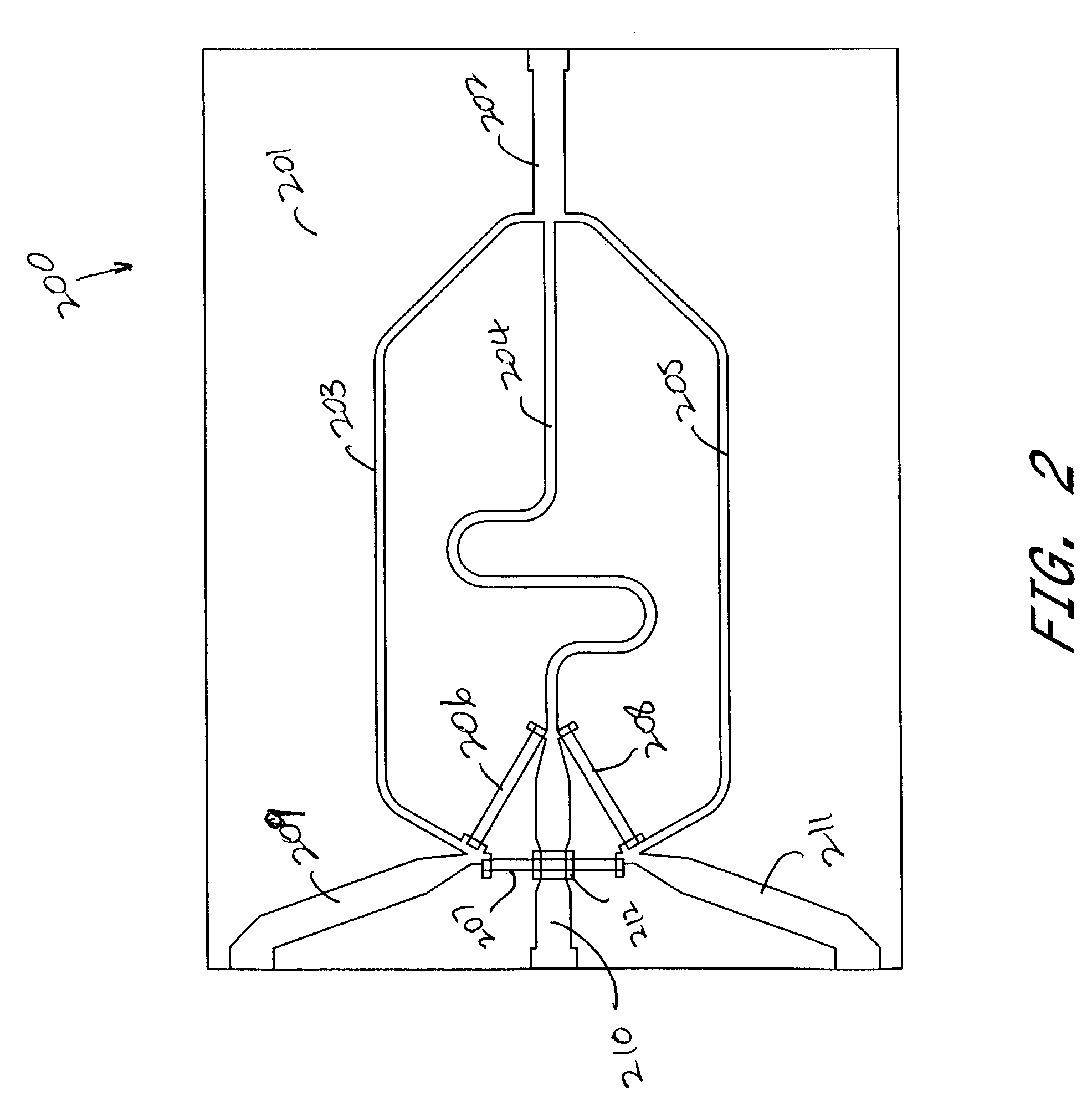 Integrated N-way Wilkinson power divider/combiner