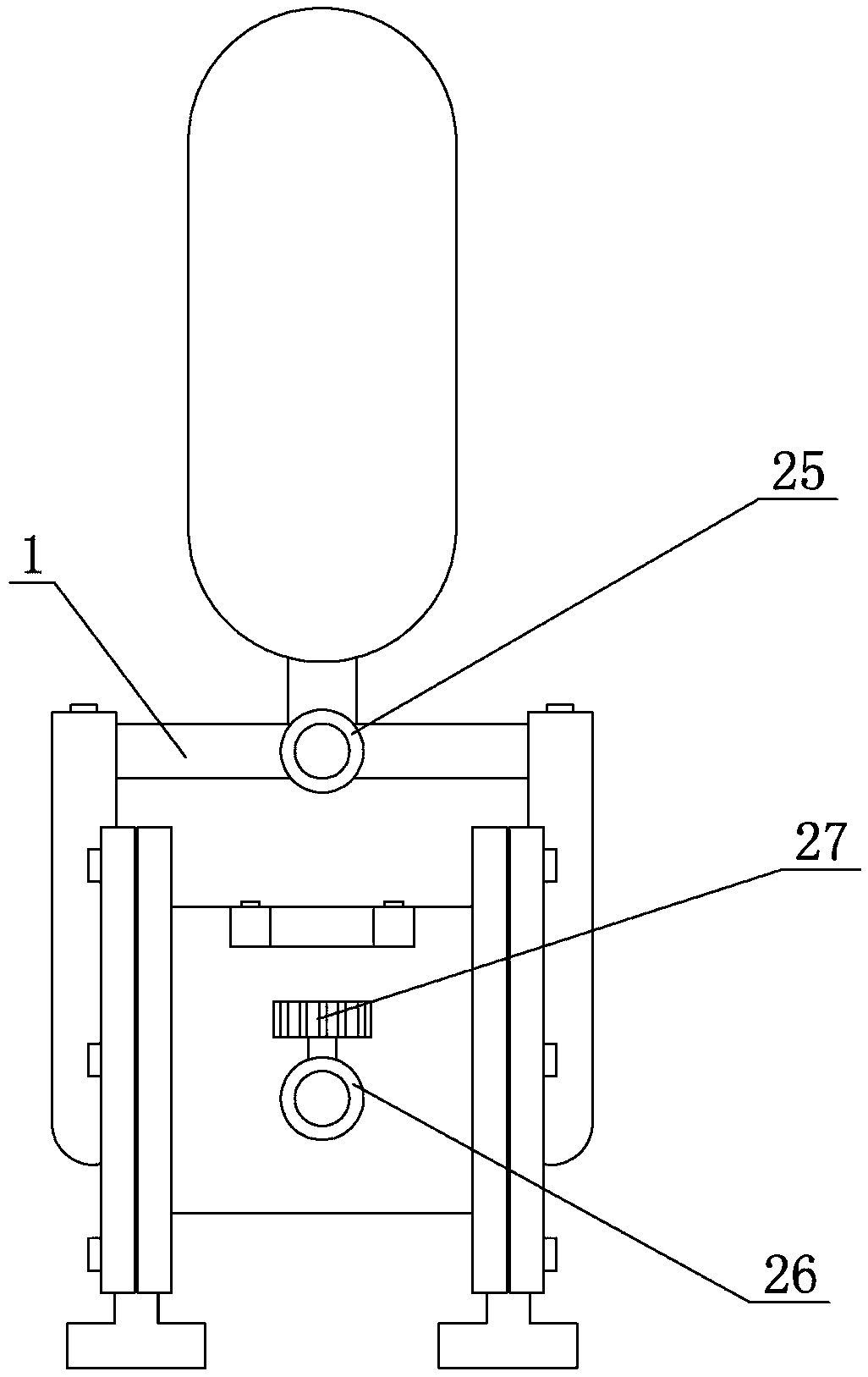 A resin adhesive storage tank