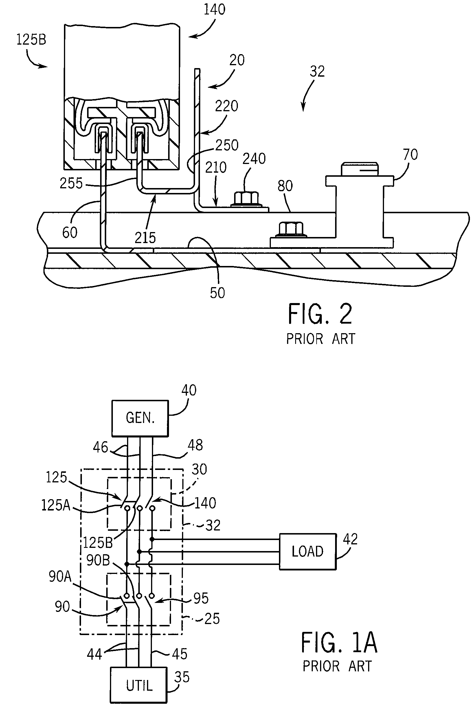 Electrical panel having electrically isolated neutral stab