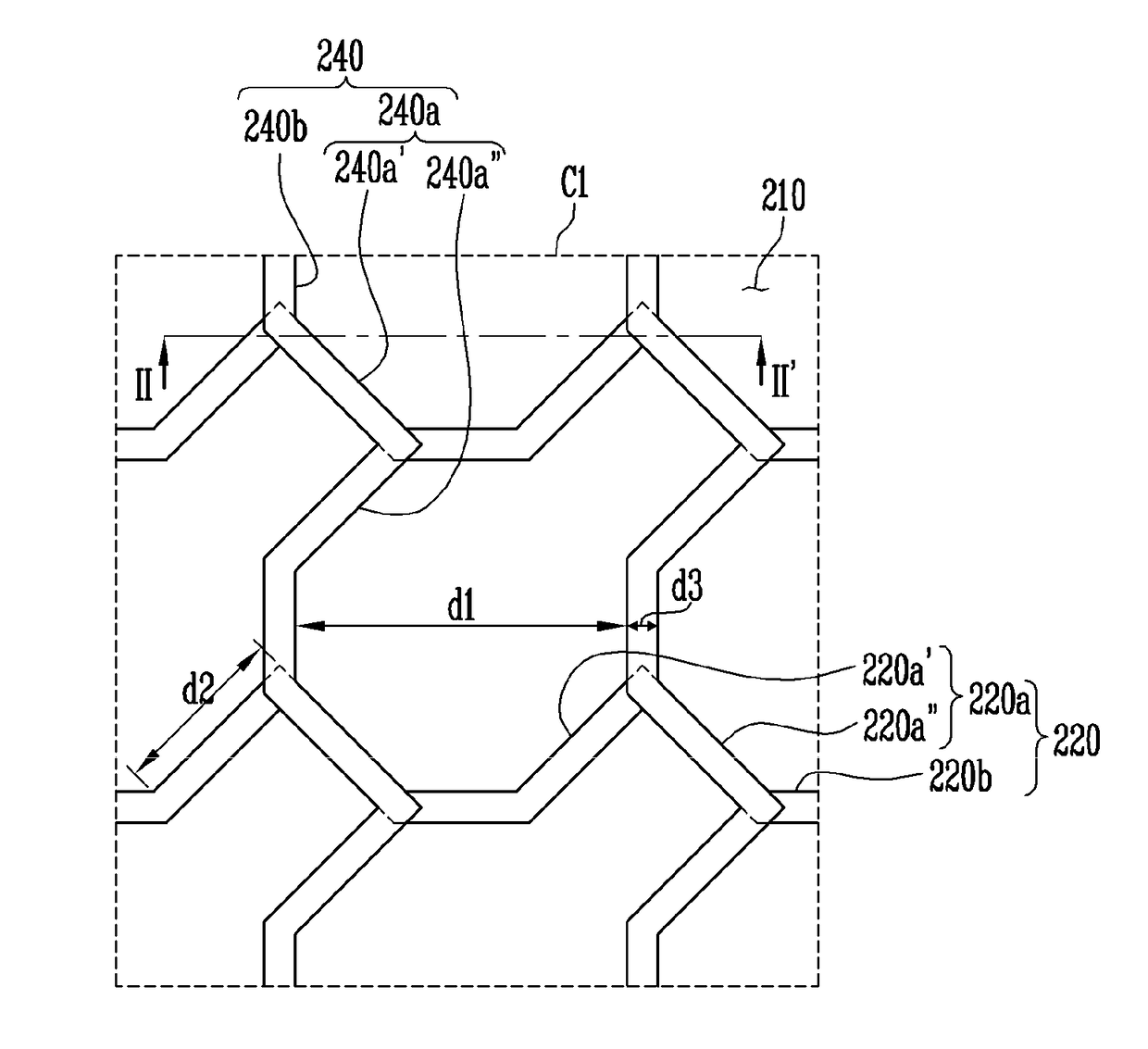 Touch panel and display device including the same